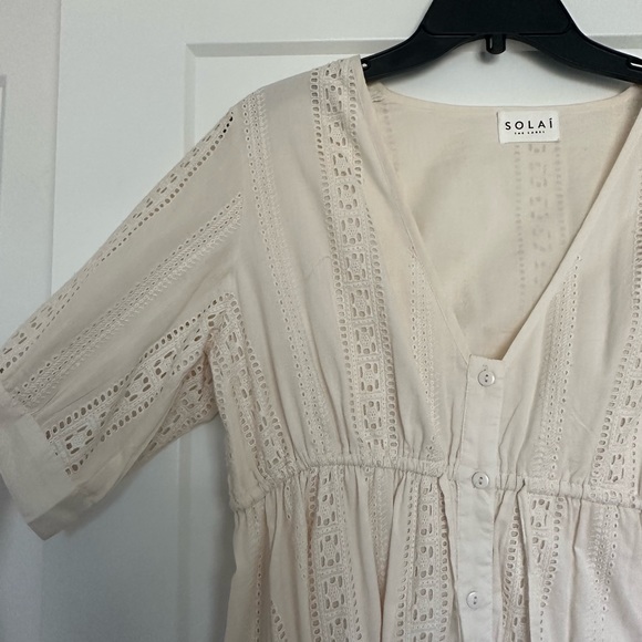 Emile V Dress Off White - Picture 5 of 7